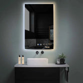 Specchio LED Verticale | Pulsanti touch | Funzione anti-appannamento | Temperatura di colore regolabile - Reyze Serie Motivated Modello 4